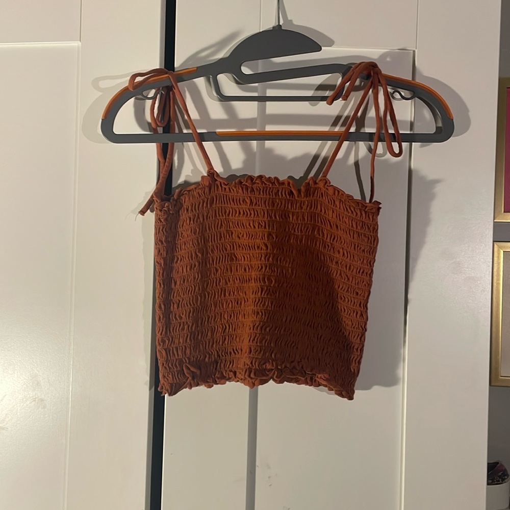 Orange tube top